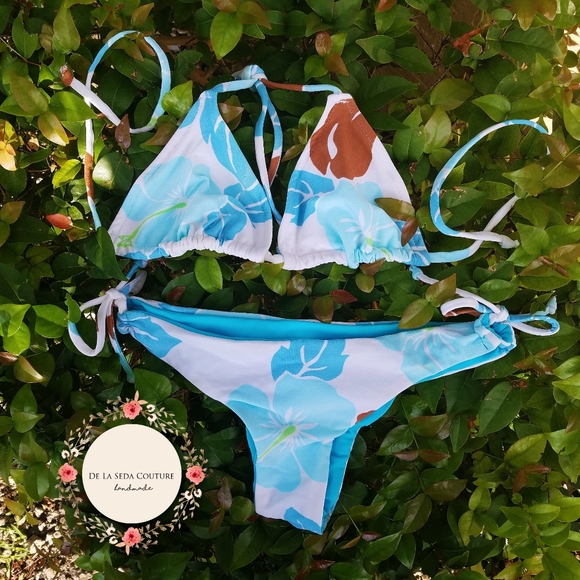 🆕️ PAO Bikini - Handmade - Reversible Bottoms - Cheeky - Picture 1 of 2